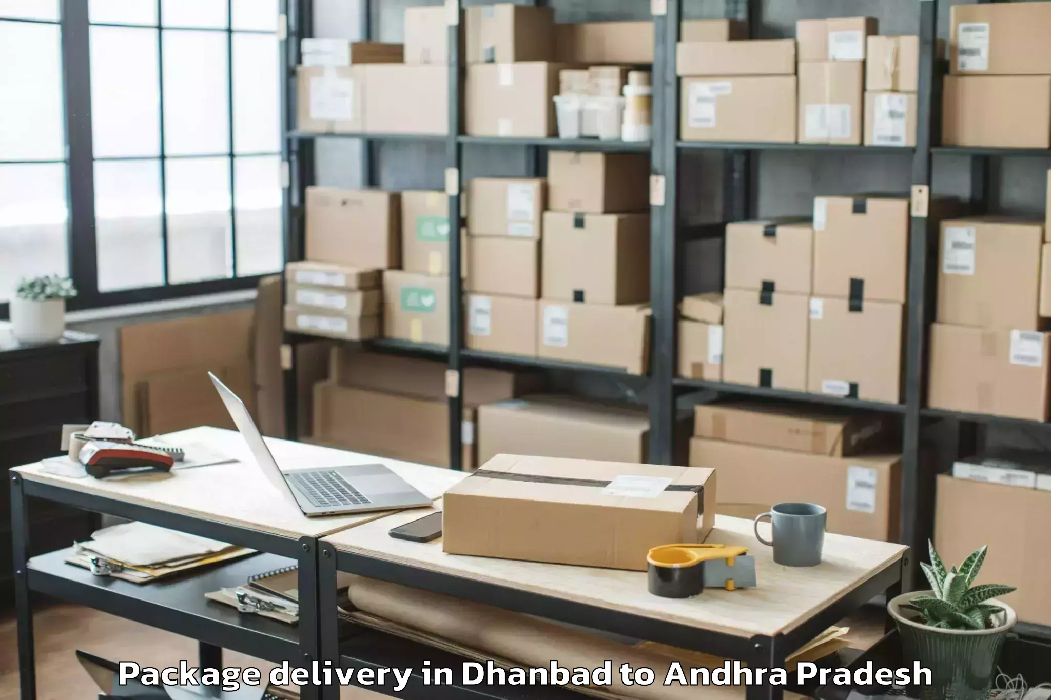 Hassle-Free Dhanbad to Madugula Package Delivery